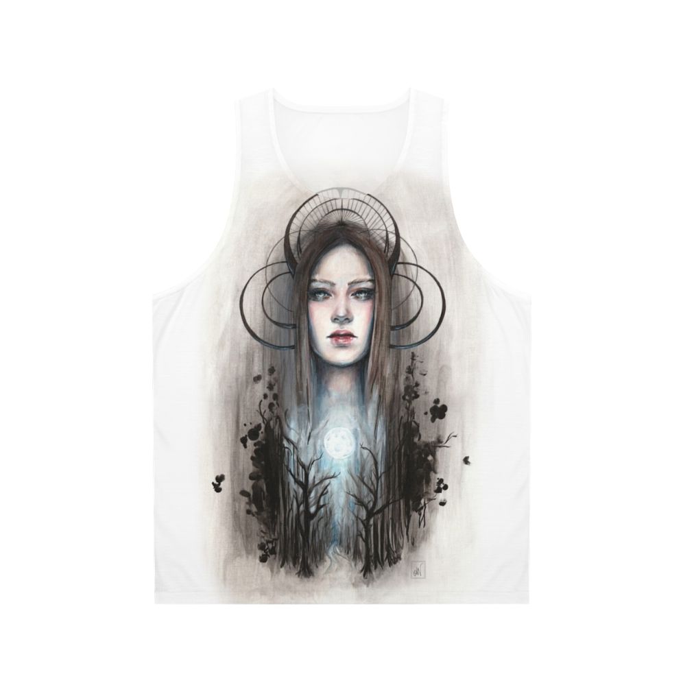 Artemis Acrylic and Ink Painting Unisex Tank Top