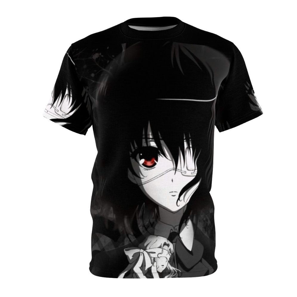 Stylish another aop t-shirt with horror, mystery, anime, and kawaii design