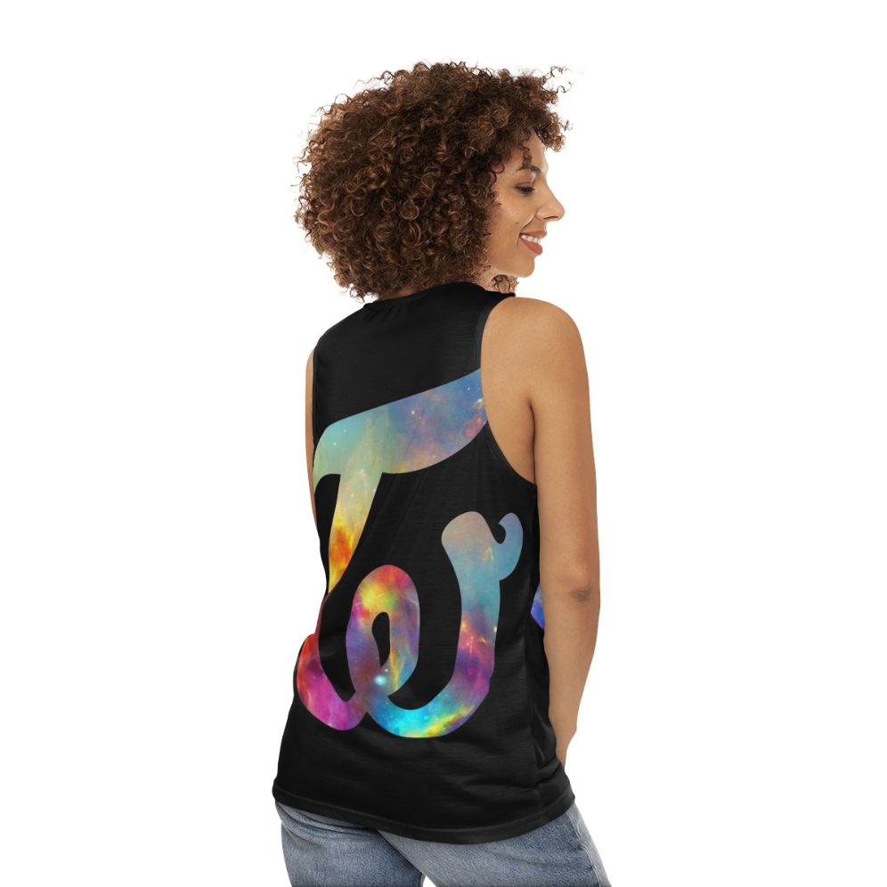 Twice Nebula Unisex Tank Top - women back