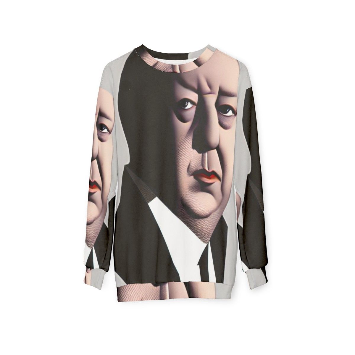 Alfred Hitchcock Portrait Sweatshirt - hanging