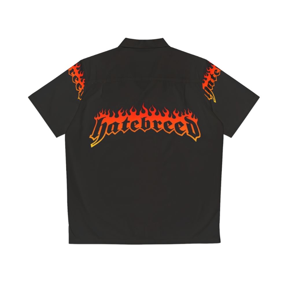 Hatebreed metal Hawaiian shirt - Back