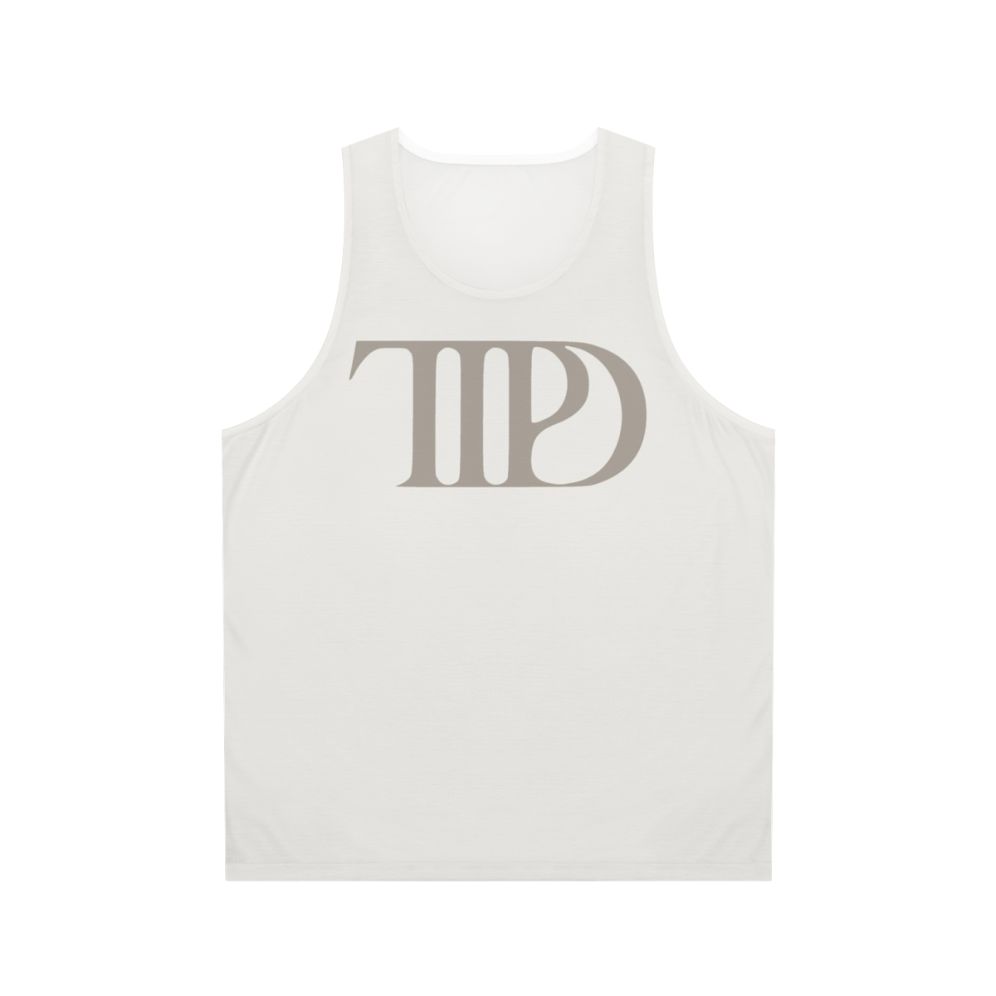 The Tortured Poets Department Unisex Tank Top featuring Taylor Swift's Midnights album art