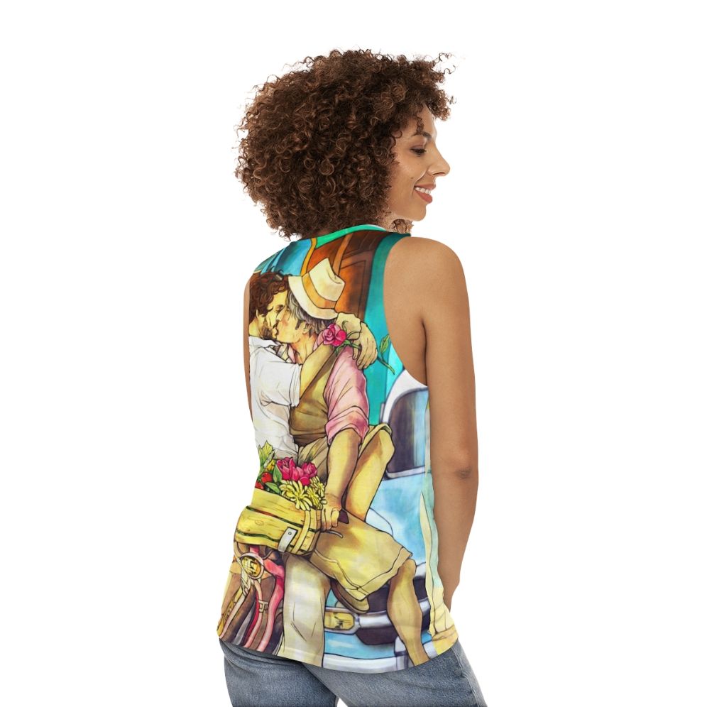 Hannigram Valentines Day Unisex Tank Top - women back