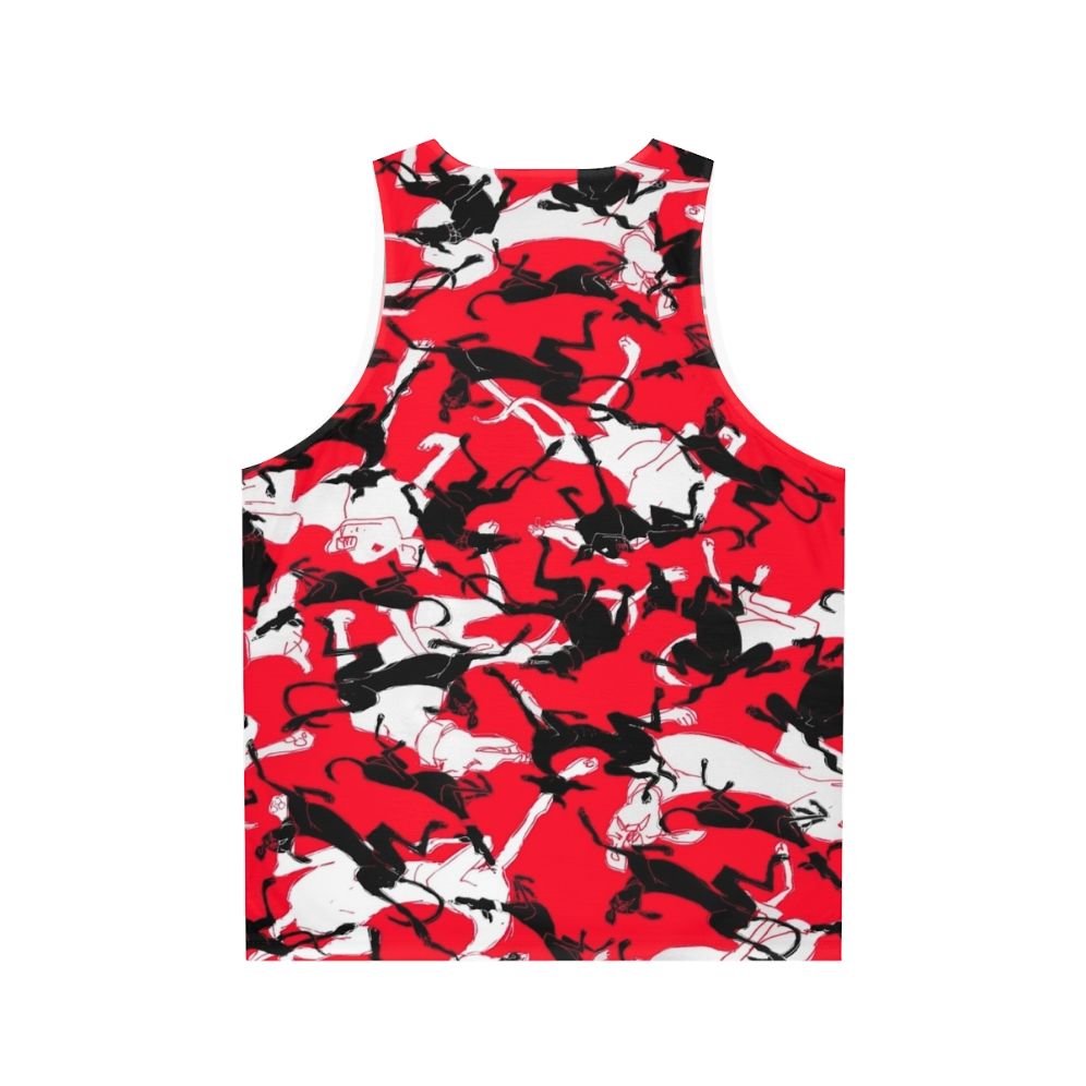 Sleeping Greyhounds Unisex Tank Top - Back