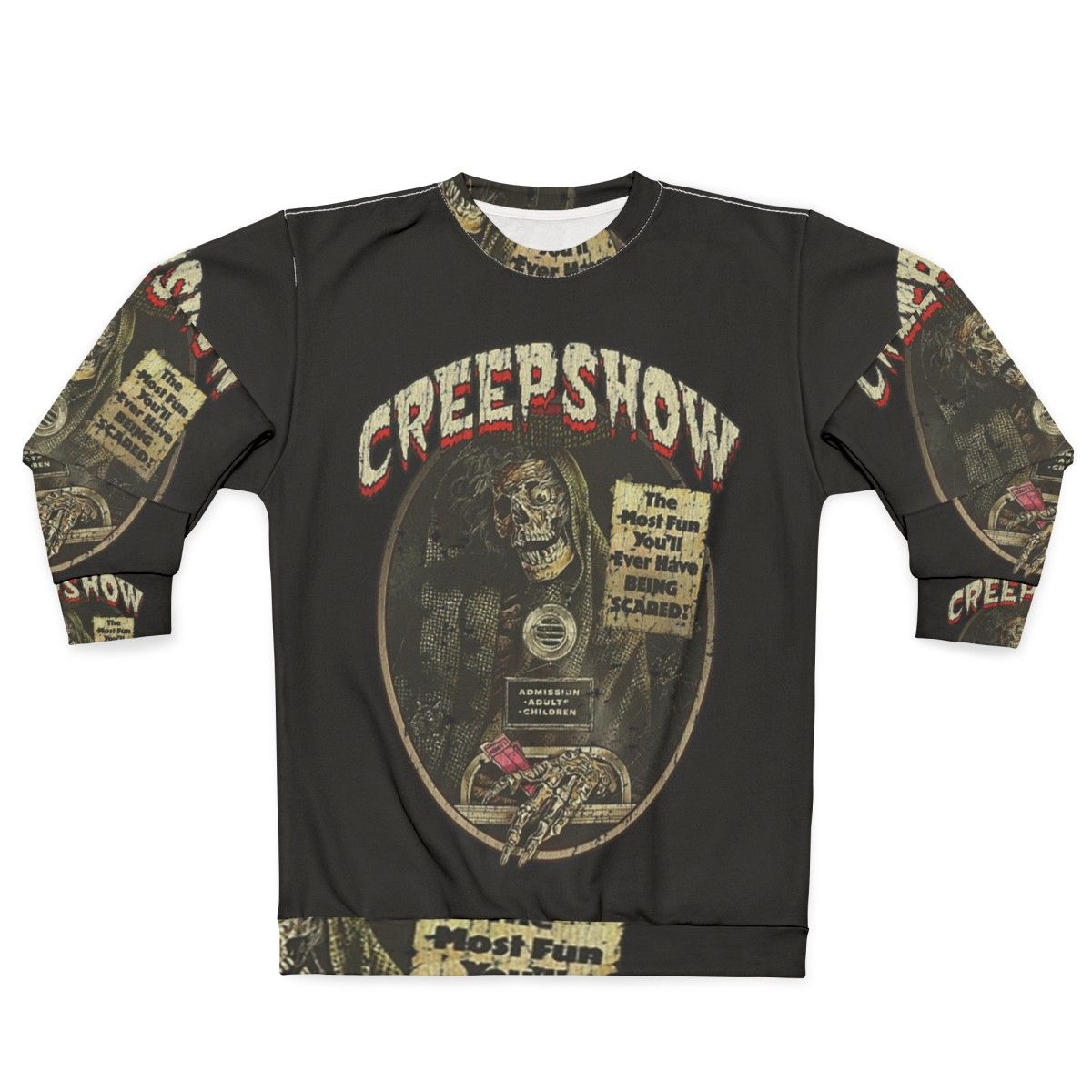 Creepshow (1982) vintage horror movie themed sweatshirt