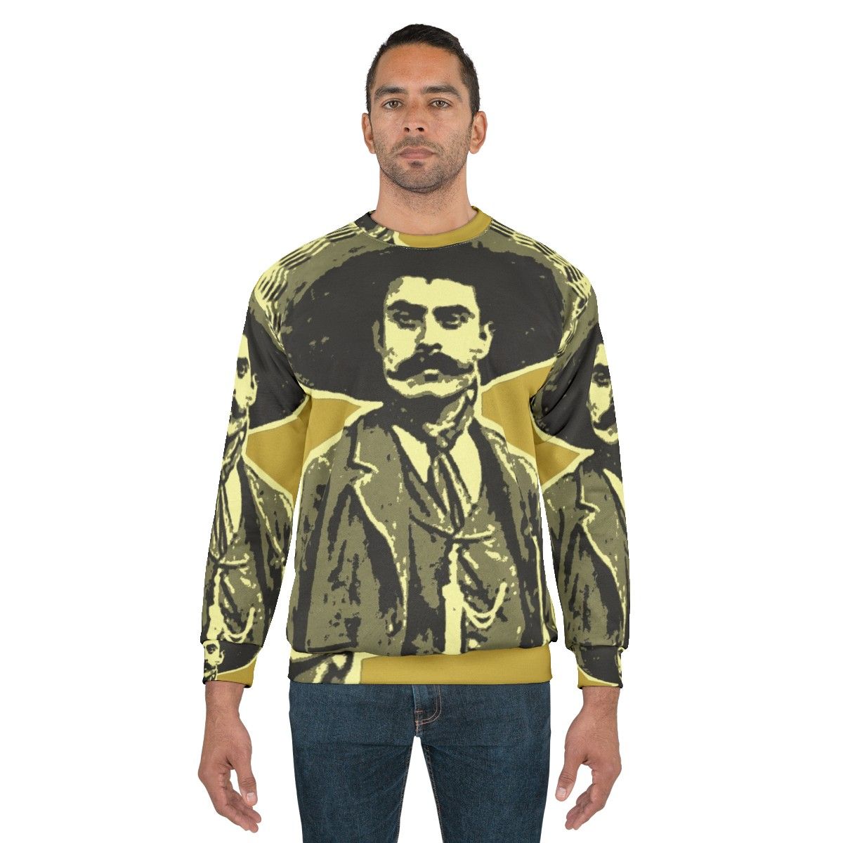 Emiliano Zapata Salazar Mexican Revolution Themed Sweatshirt - men