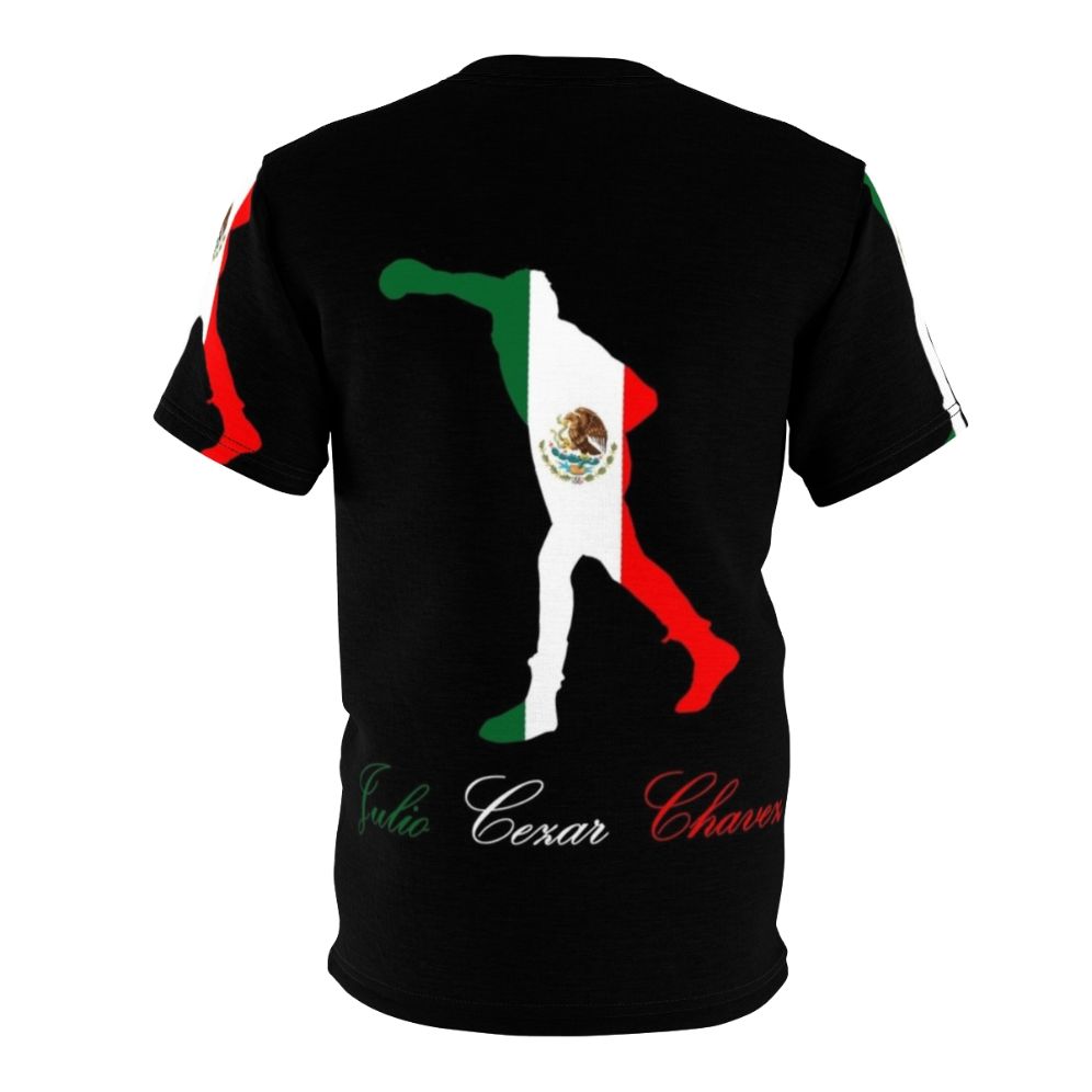 Tribute t-shirt featuring the iconic Mexican boxer Julio César Chávez - Back