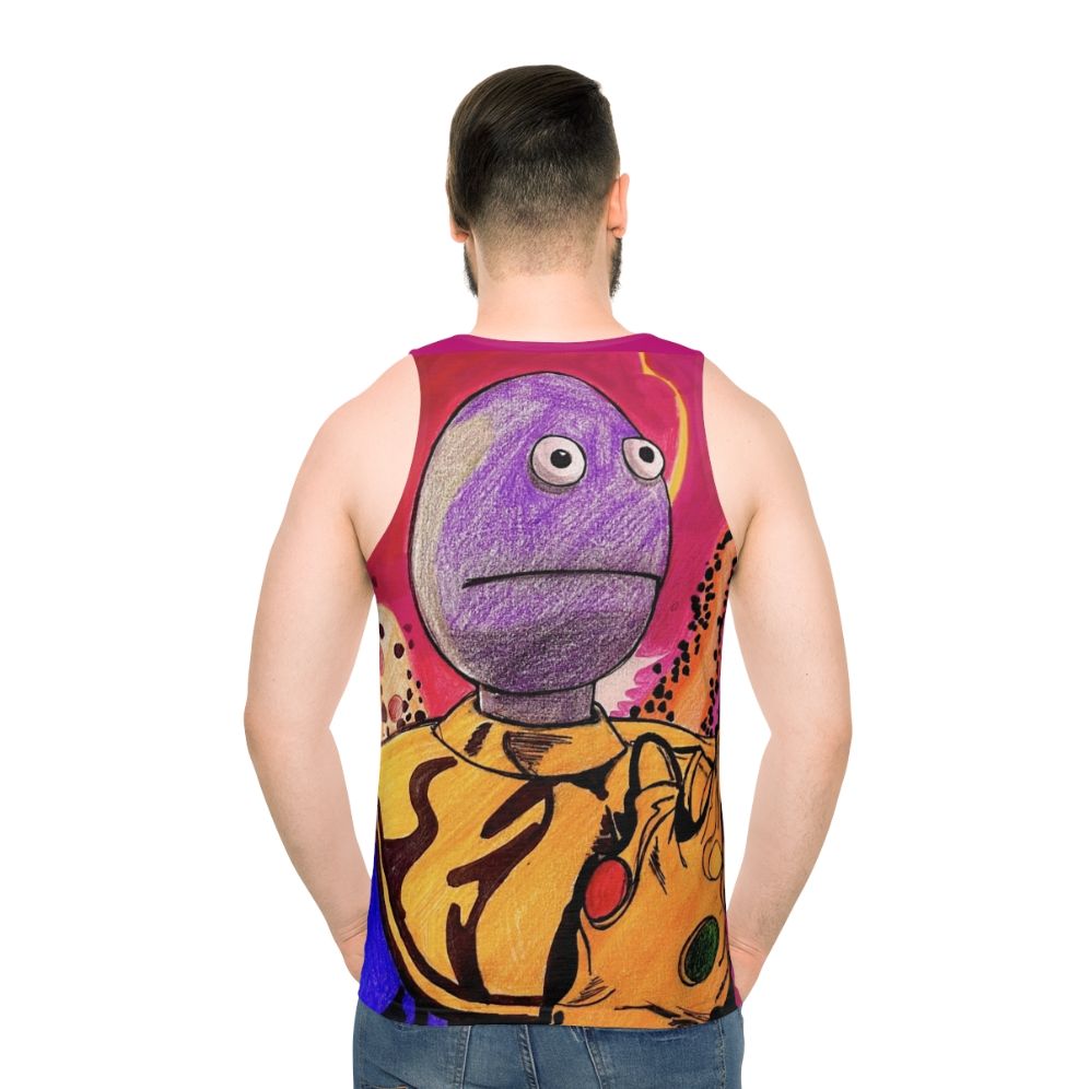 Randy Feltface Unisex Comedy Tank Top - men back