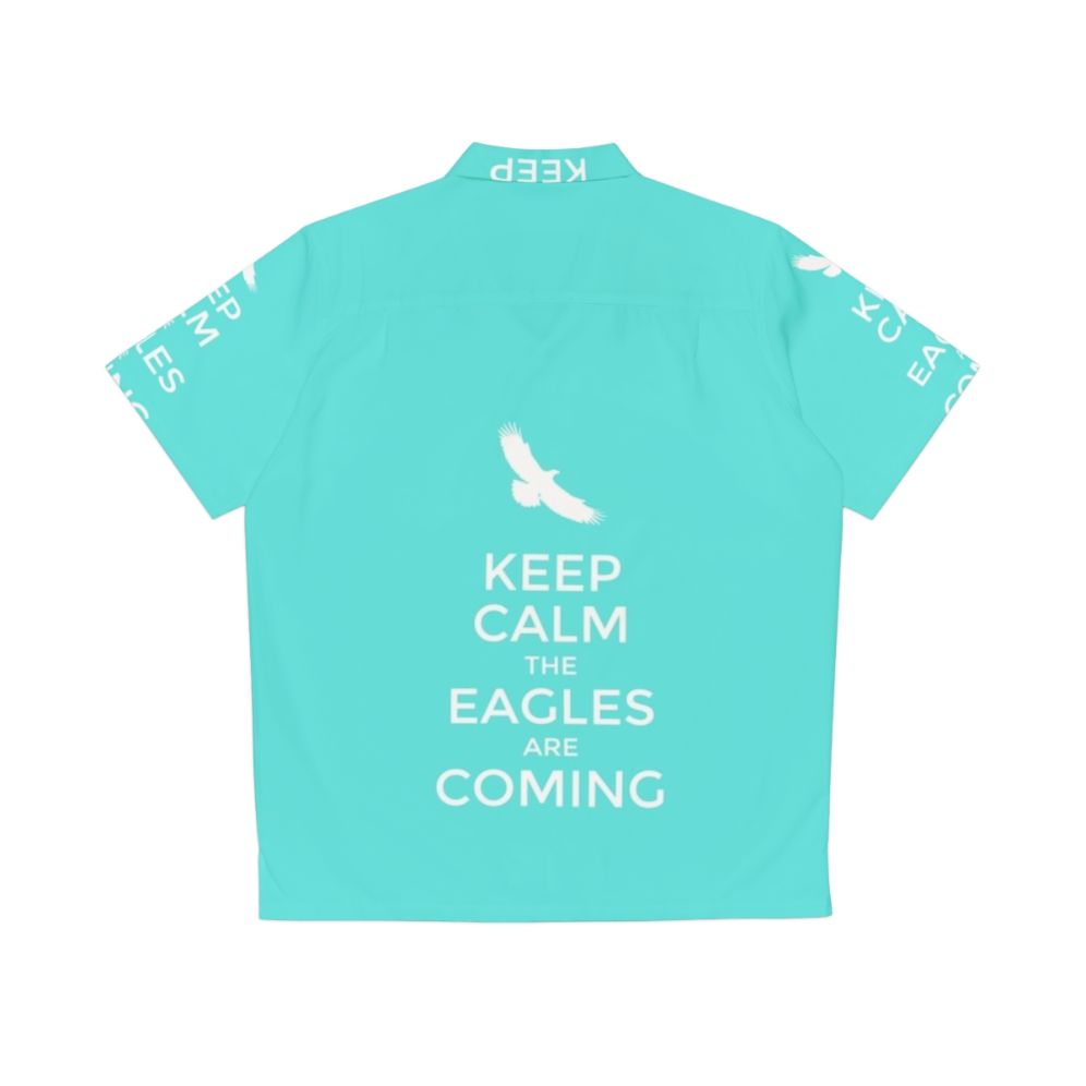 The Eagles Are Coming Hawaiian Shirt with eagles design - Back