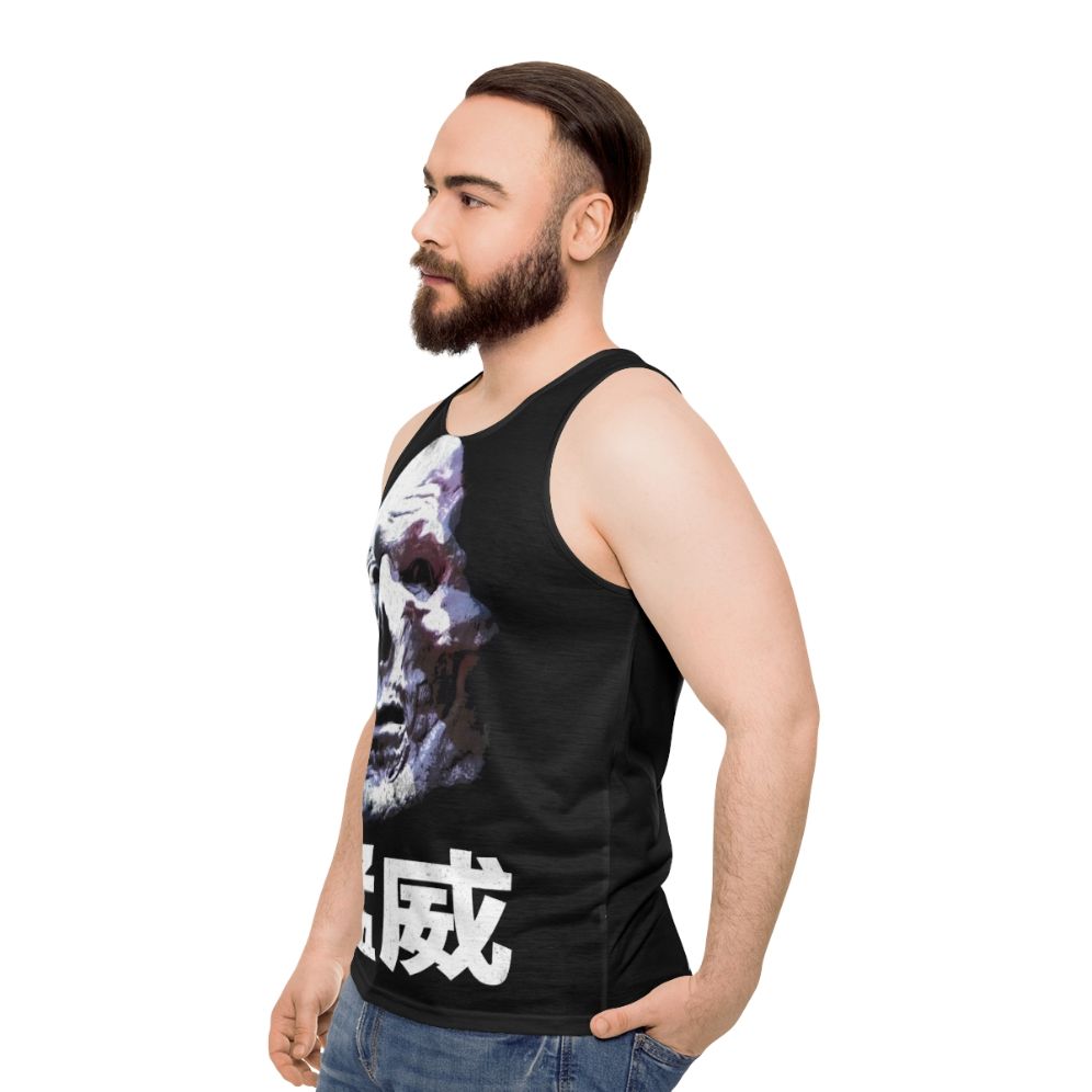 Skeletor Fury Japanese Unisex Tank Top - men side