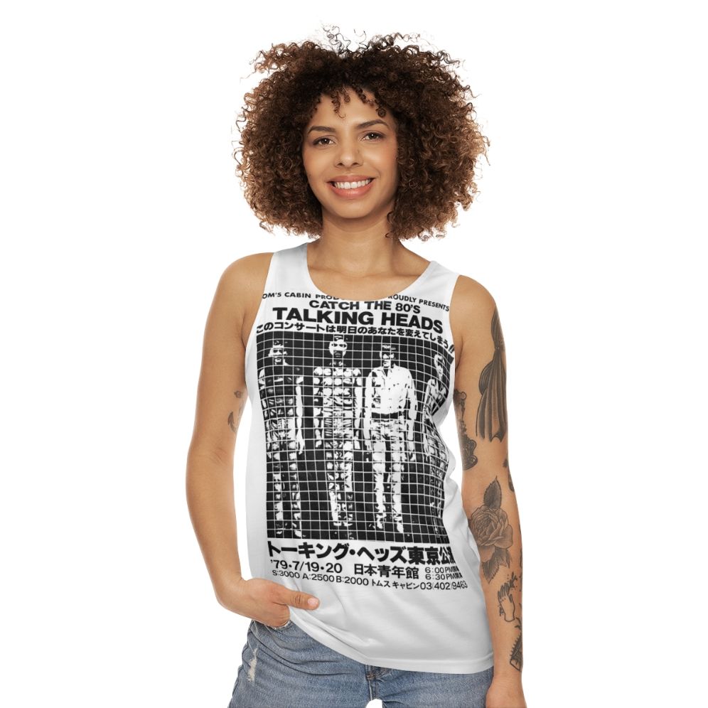 Retro 80s Talking Heads Unisex Tank Top - women