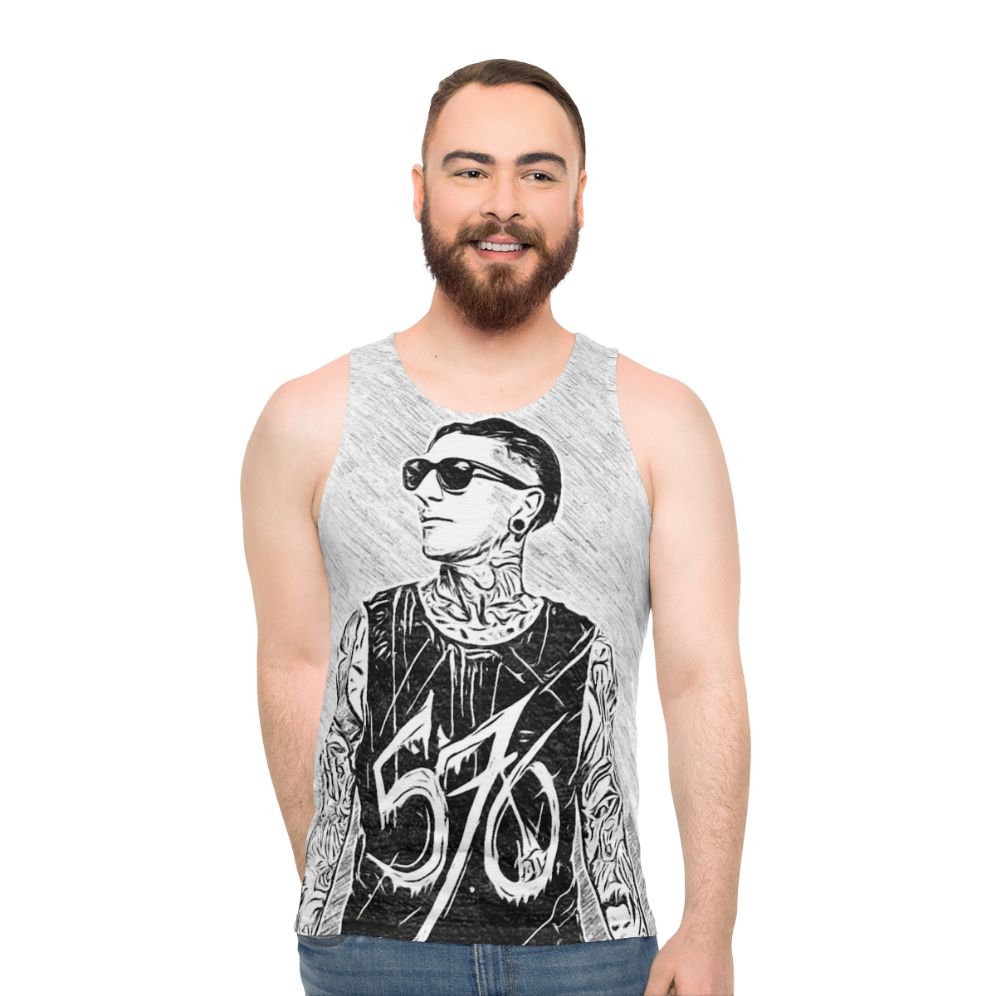 Chris Motionless MIW Unisex Band Tank Top - men