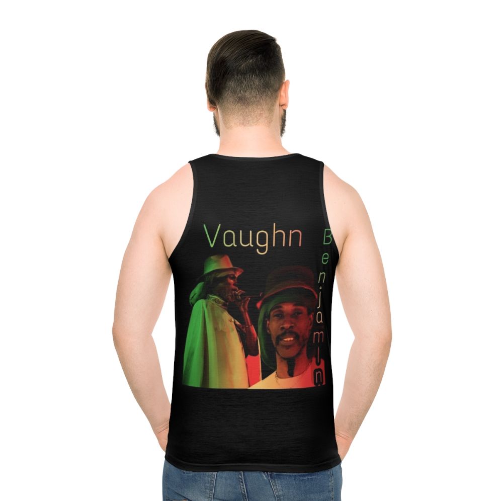 Vaughn Benjamin Midnite Unisex Reggae Tank Top - men back