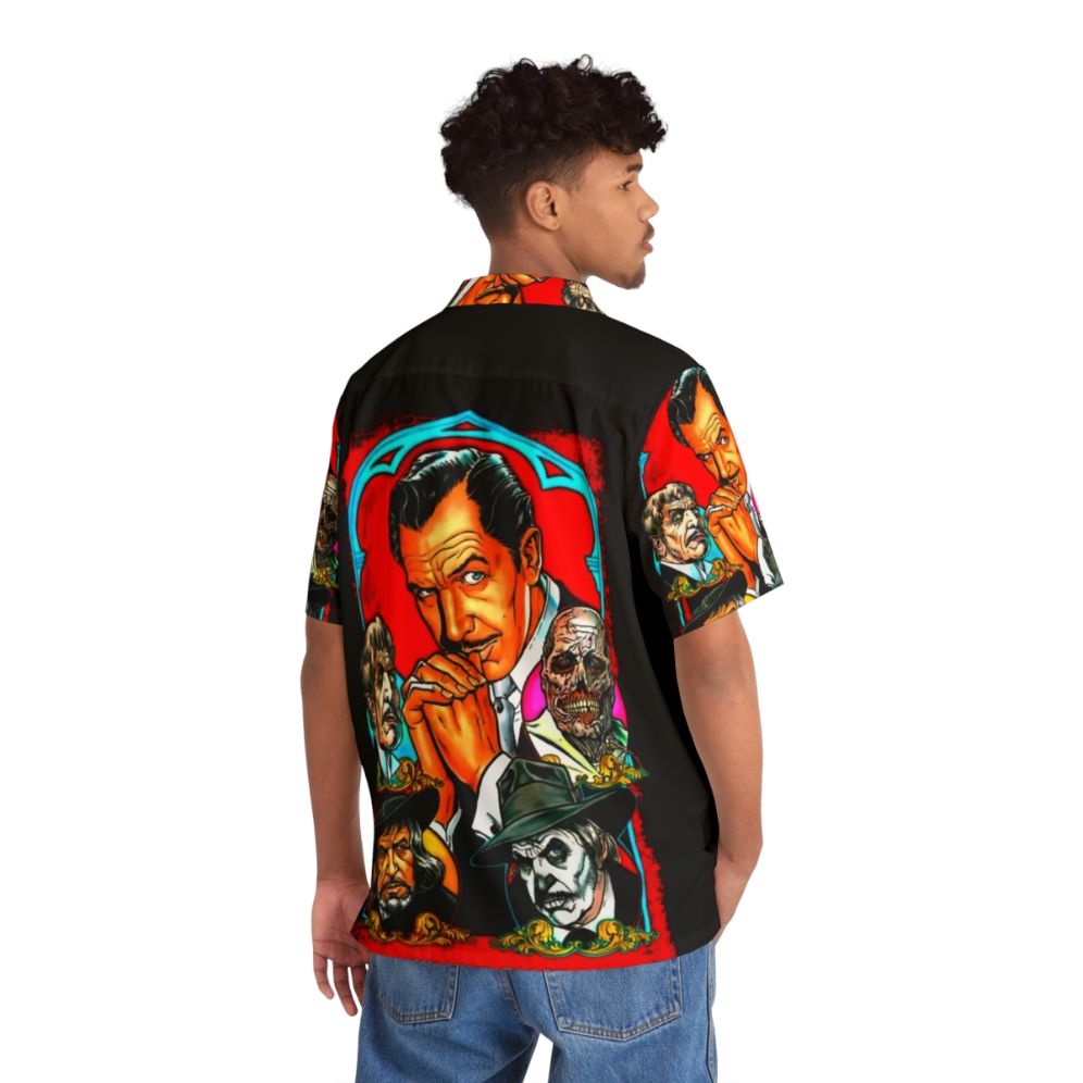 Vintage Hawaiian shirt with horror movie icon Vincent Price - People Back