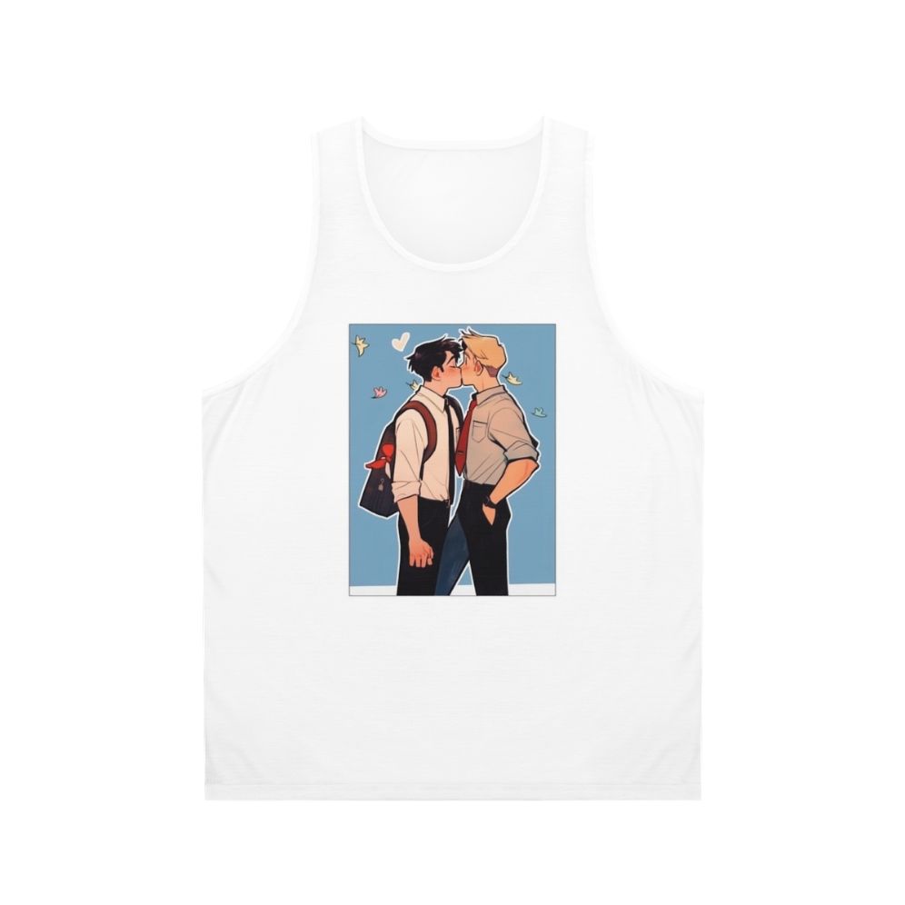 Heartstopper Netflix Nick and Charlie Fanart Unisex Tank Top