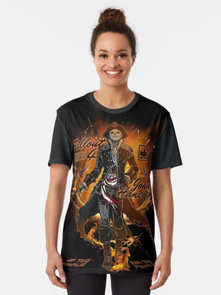 Fallout 4 John Hancock Graphic T-Shirt - Women