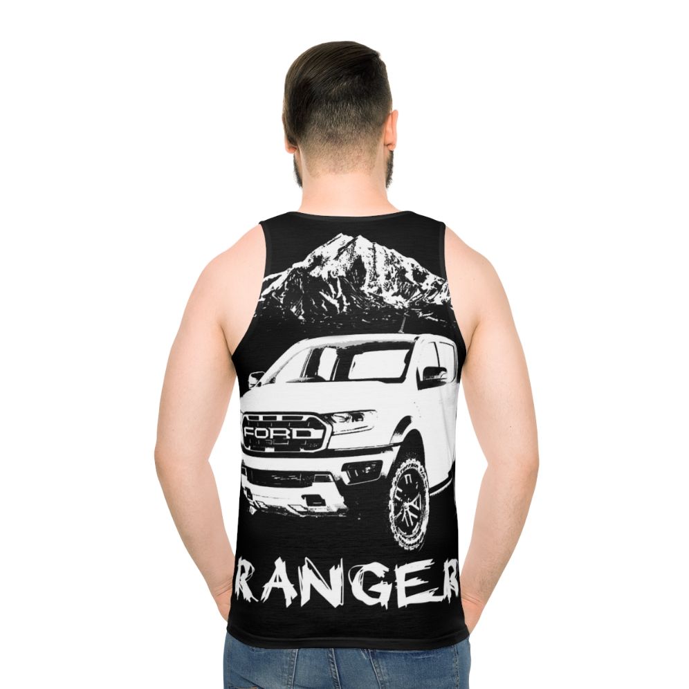 Ford Ranger Unisex Tank Top for Outdoor Enthusiasts - men back