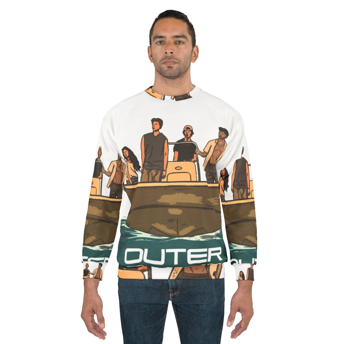 Outer Banks Inspired Sweatshirt with Netflix Series Characters - men