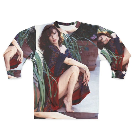 Edwige Fenech Sweatshirt - Vintage Celebrity Fashion