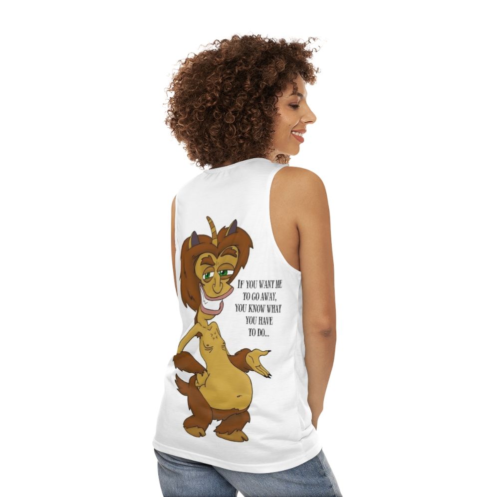 Unisex "You Know What You Have To Do Maury" Big Mouth Netflix Cartoon Tank Top - women back