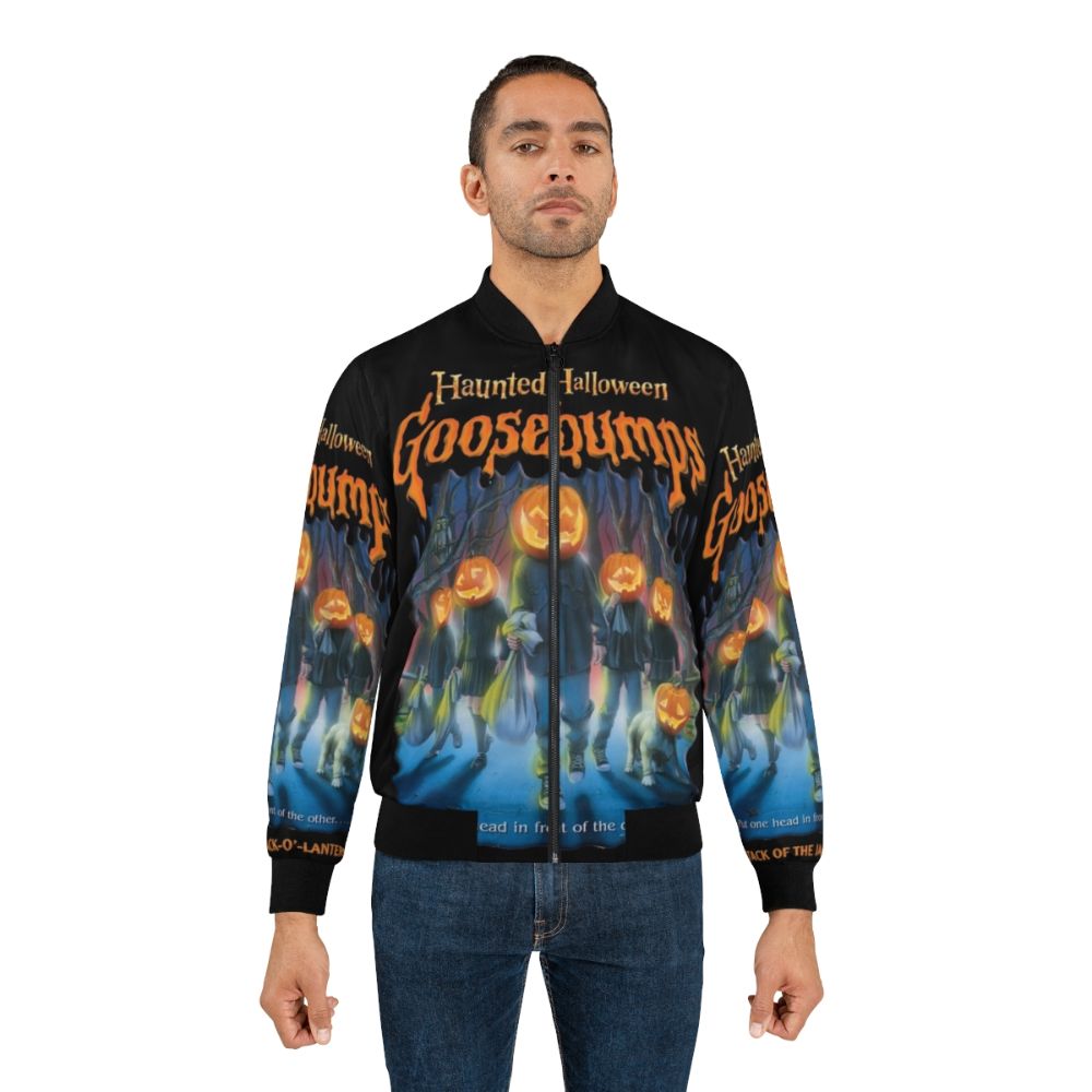 Haunted Halloween Goosebumps-themed bomber jacket - Lifestyle