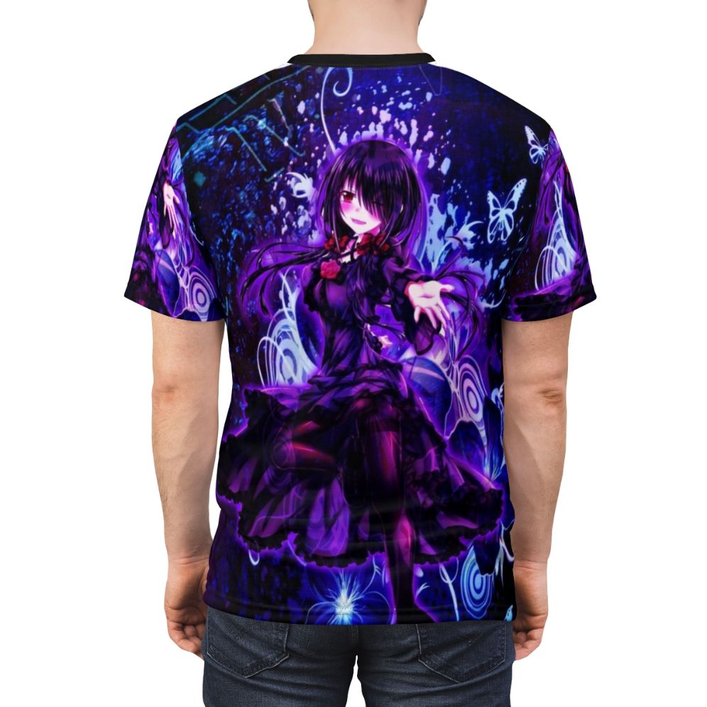 Kurumi Tokisaki from Date A Live anime character on a customizable t-shirt - men back