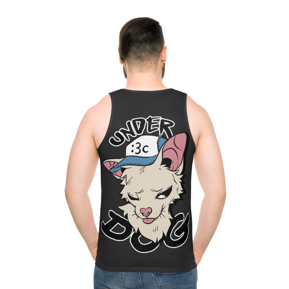 Dog Lover's Unisex Tank Top - men back