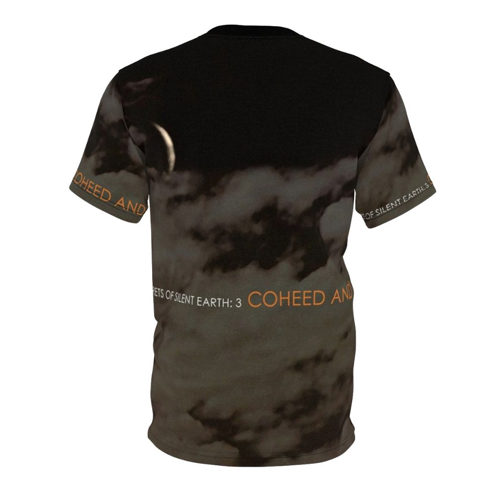 Coheed and Cambria inspired T-shirt featuring the album cover art for "In Keeping Secrets of Silent Earth" - Back