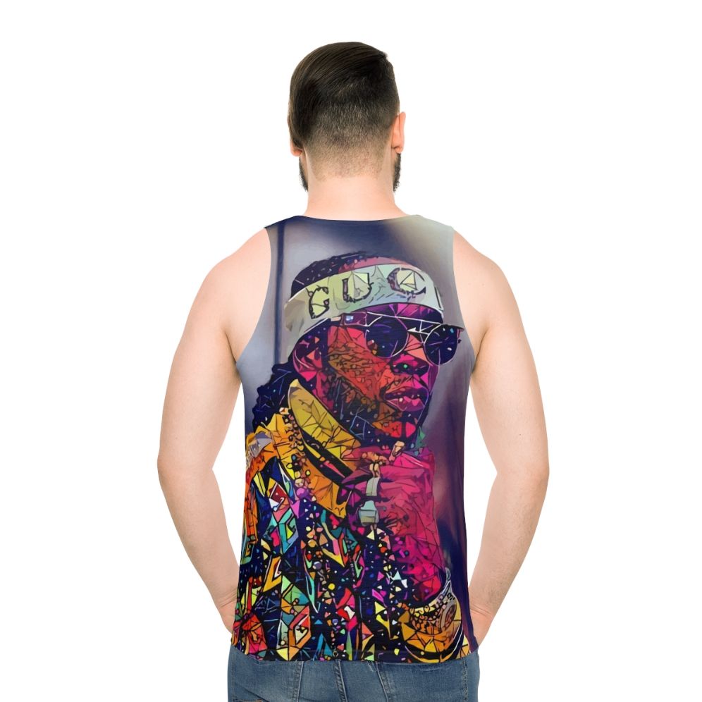 Abstract 2 Chainz Unisex Tank Top - men back