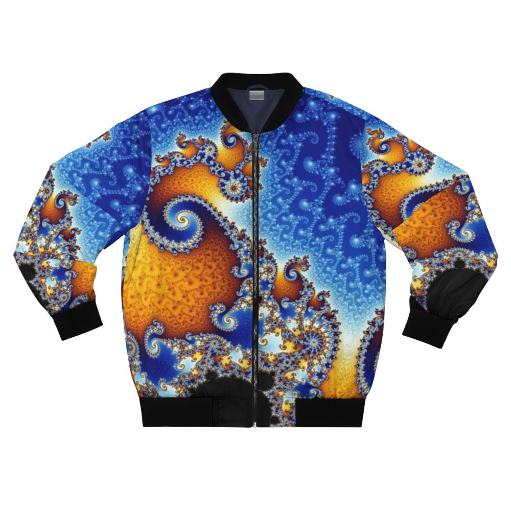 Mandelbrot Set Bomber Jacket featuring a beautiful fractal design