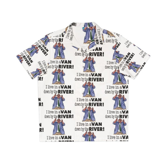 Chris Farley's "Matt Foley" Down By The River Hawaiian Shirt