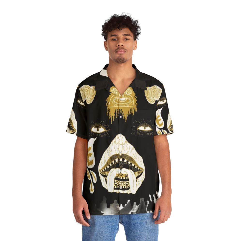 Portugal The Man Evil Friends Hawaiian Shirt featuring indie music and alternative rock design - People Front