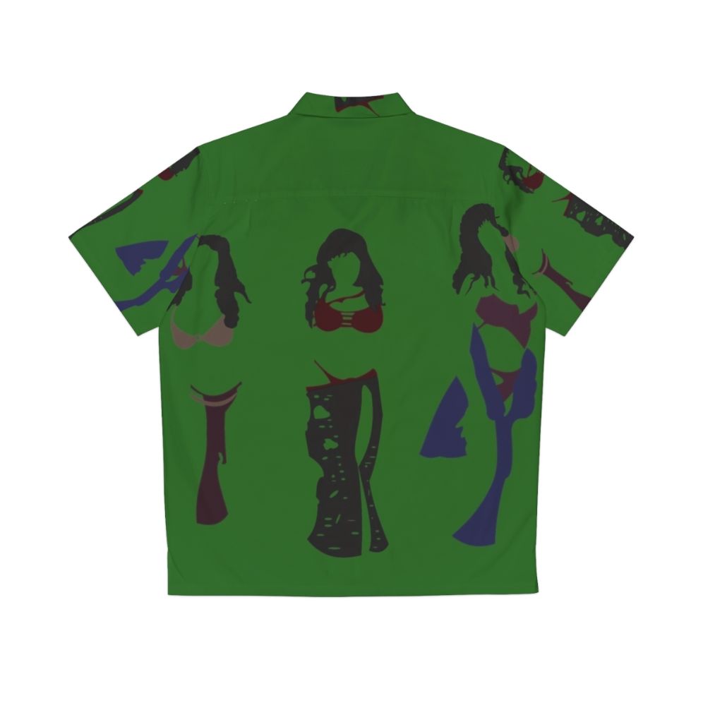 Orion Slave Girls Hawaiian Shirt with Star Trek Inspired Alien Women Design - Back