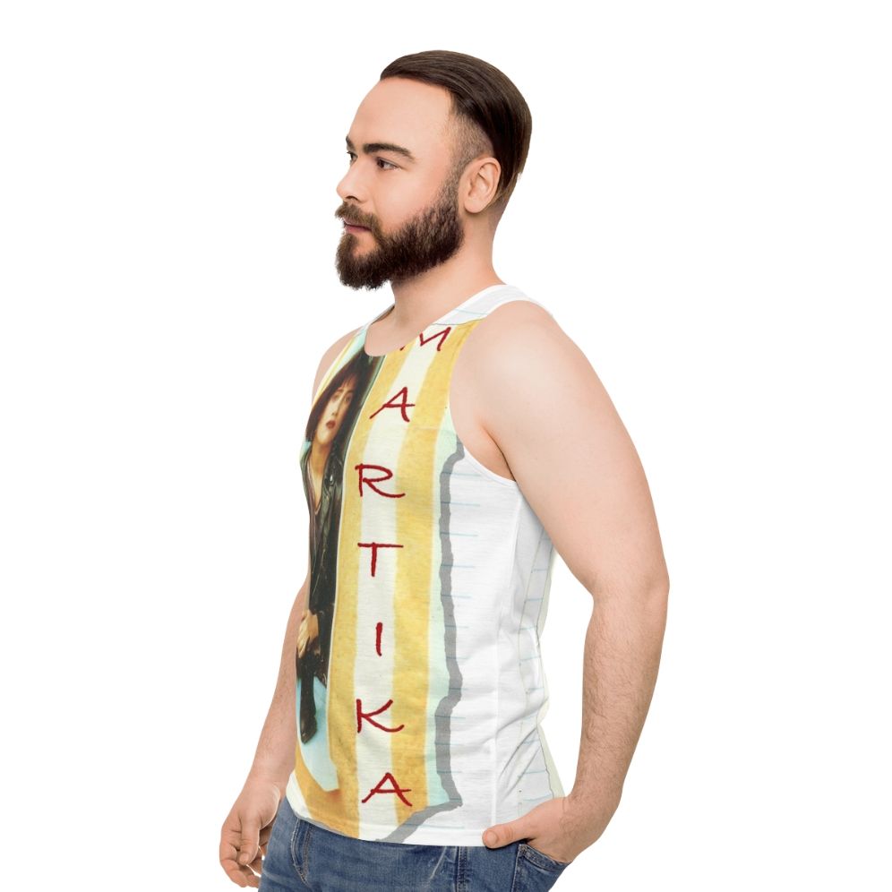 Martika 80s Pop Icon Unisex Tank Top - men side