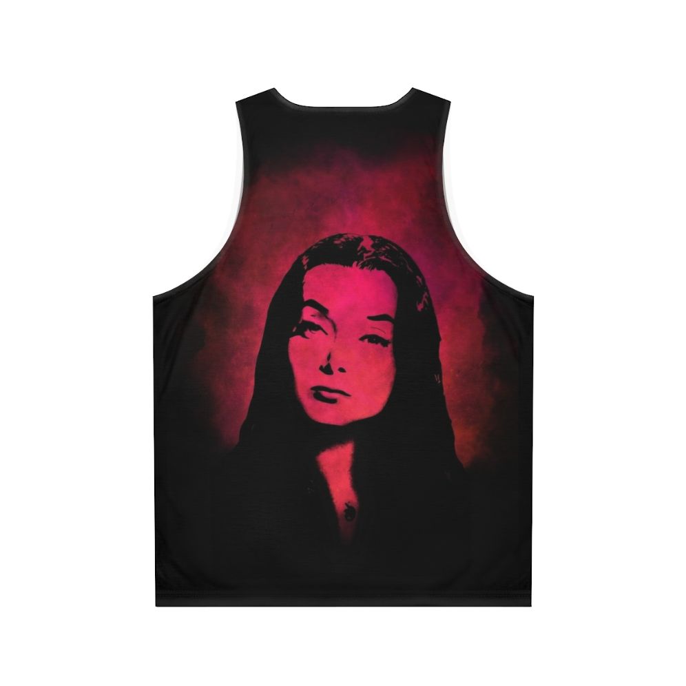 Morticia Addams inspired gothic unisex tank top - Back