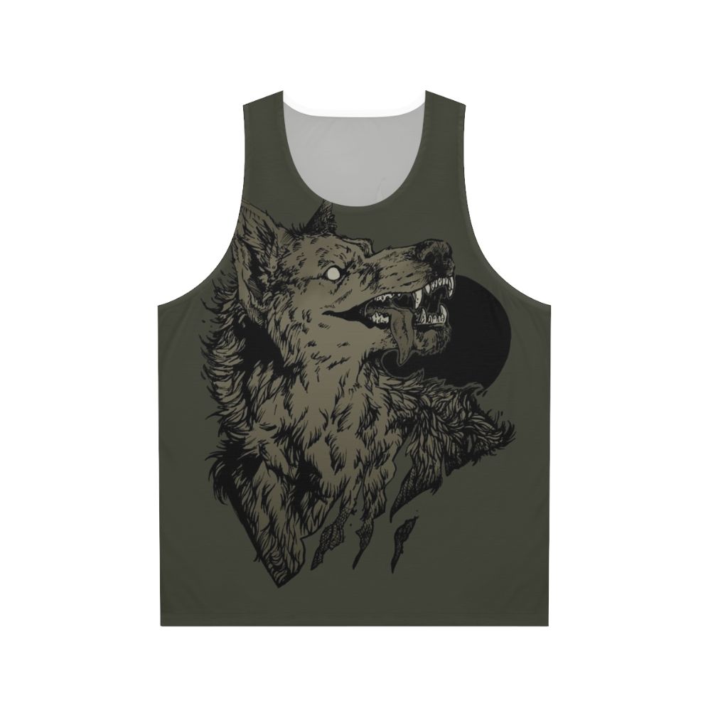 Werewolf Unisex Black Tank Top