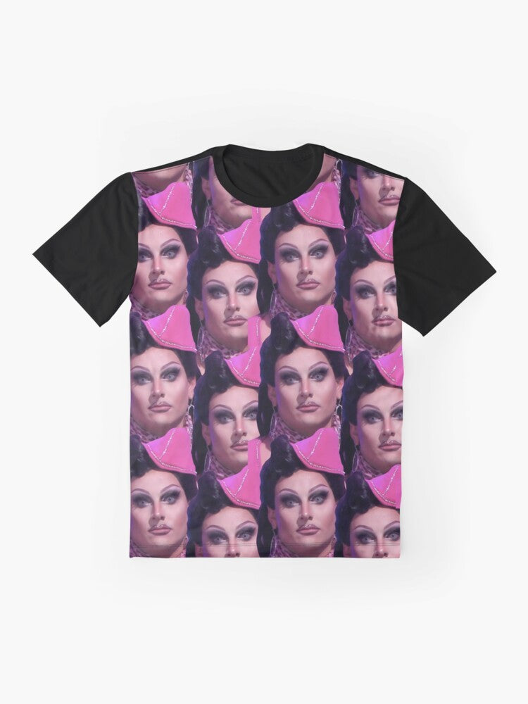 "Jan Face Crack" meme graphic design t-shirt for RuPaul's Drag Race fans - Flat lay