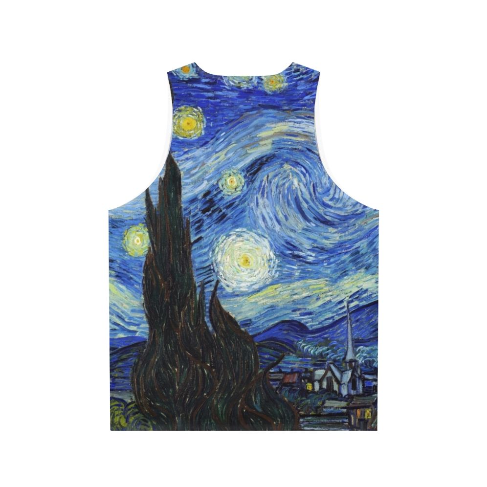 Starry Night Unisex Tank Top - Back