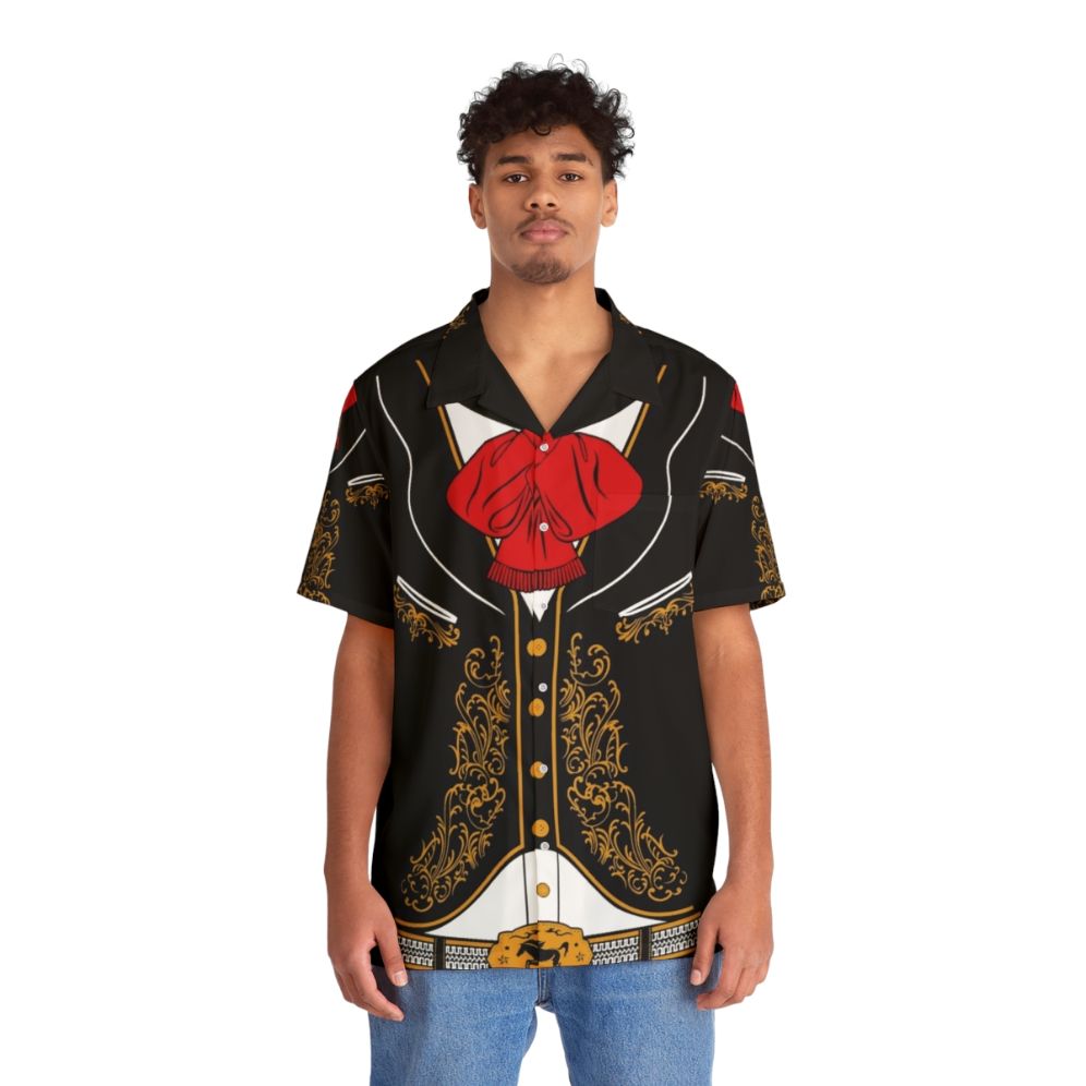 Mariachi Charro Costume Hawaiian Shirt - People Front