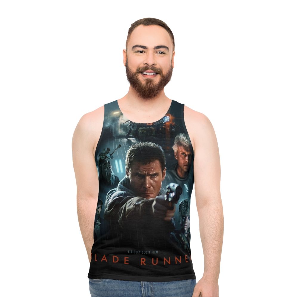 Blade Runner Unisex Sci-Fi Movie Tank Top - men