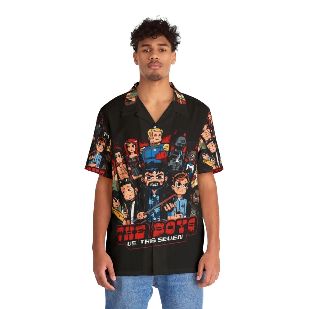 The Boys Homelander Hawaiian Shirt - People Front