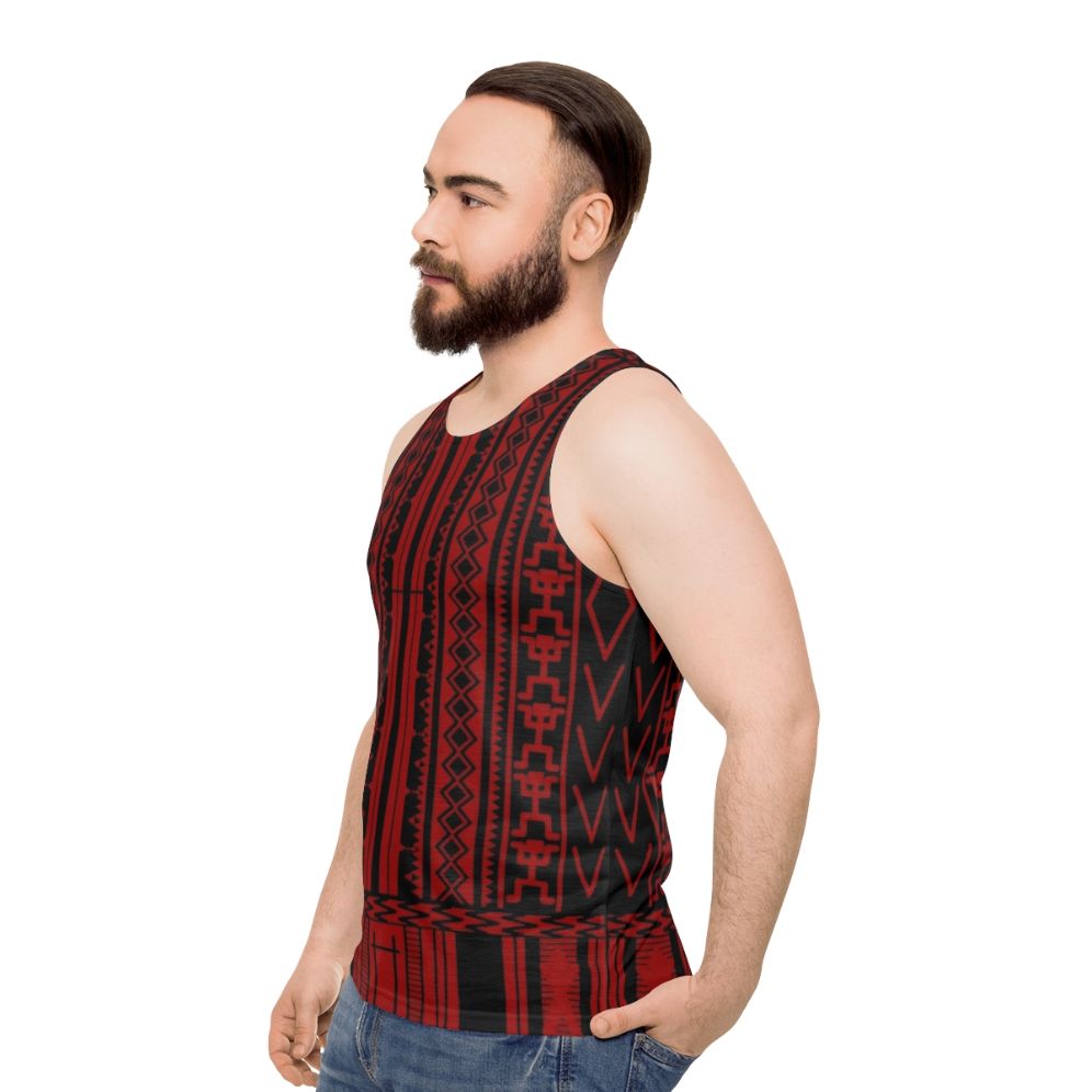 Ifugao Weave Unisex Tank Top - men side