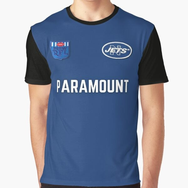 Retro Newtown Jets 1981 Rugby League Jersey Graphic T-Shirt