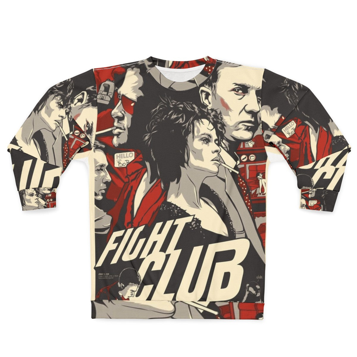 Fight Club Movie Sweatshirt featuring Brad Pitt