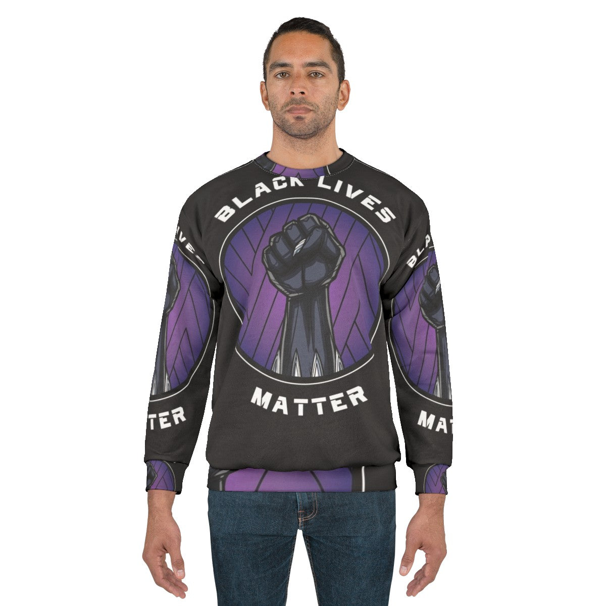 Black Panther Inspired Black Lives Matter Activist Sweatshirt - men