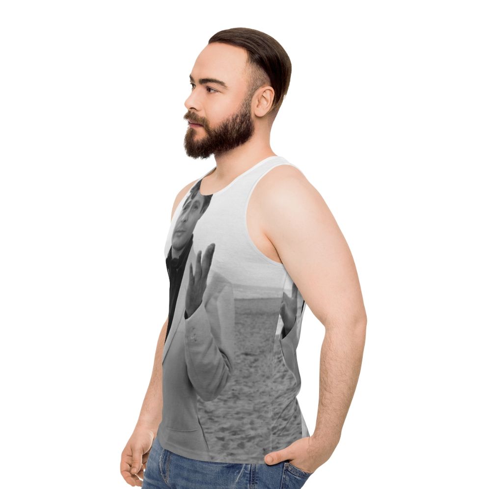 Marcello Mastroianni Unisex Tank Top - men side