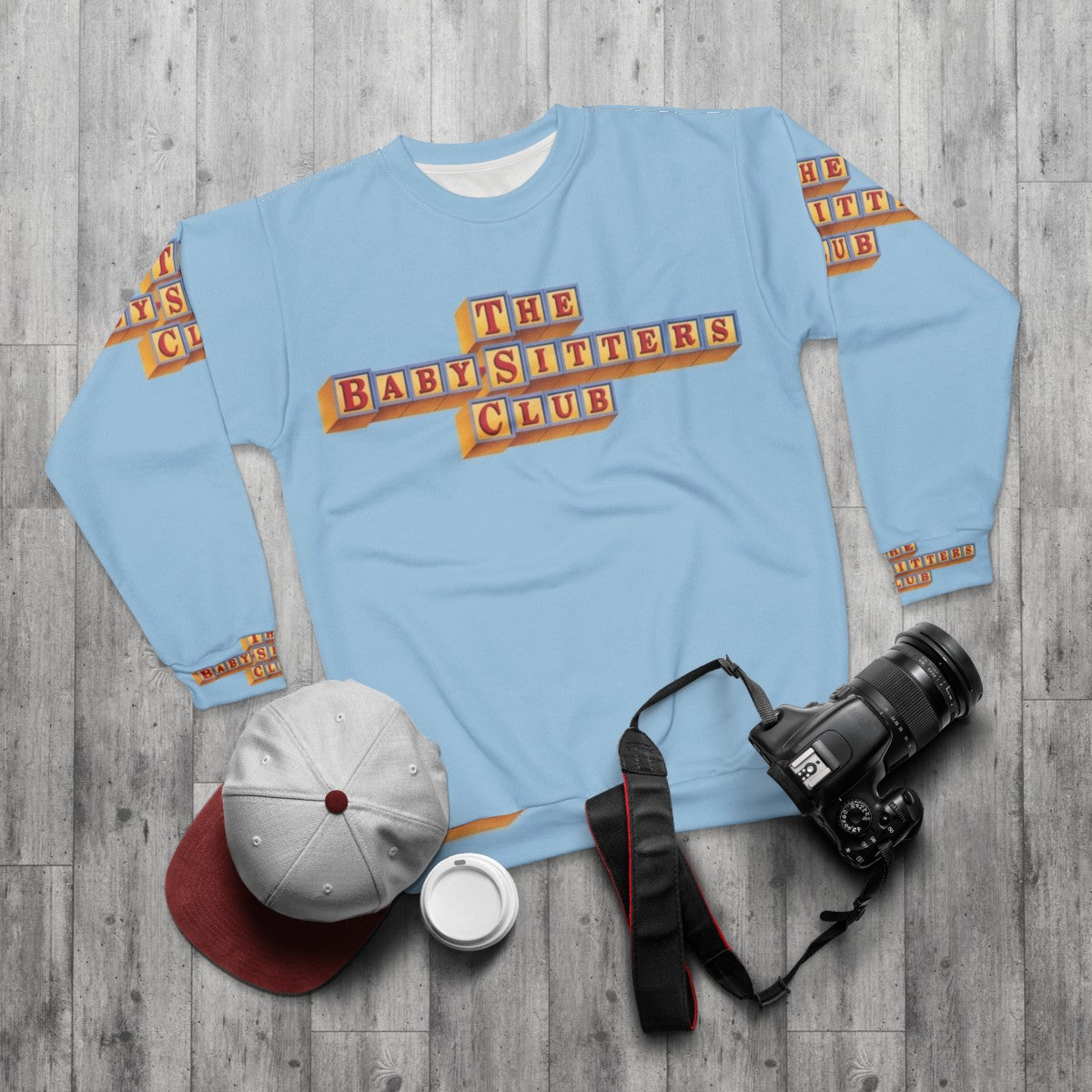 The Baby-Sitters Club 90s TV Show Sweatshirt - flat lay