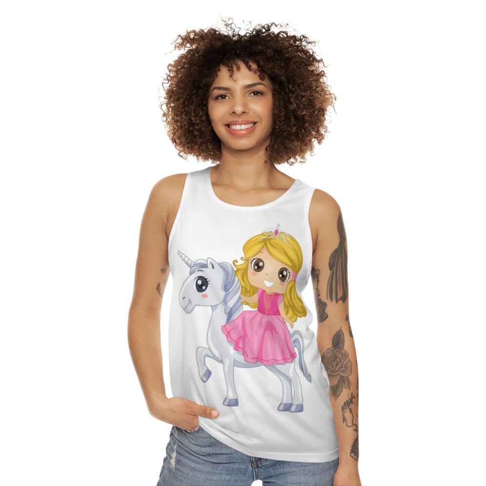 Legendary Mystic Dragon and Fantasy Animals Unisex Tank Top - women