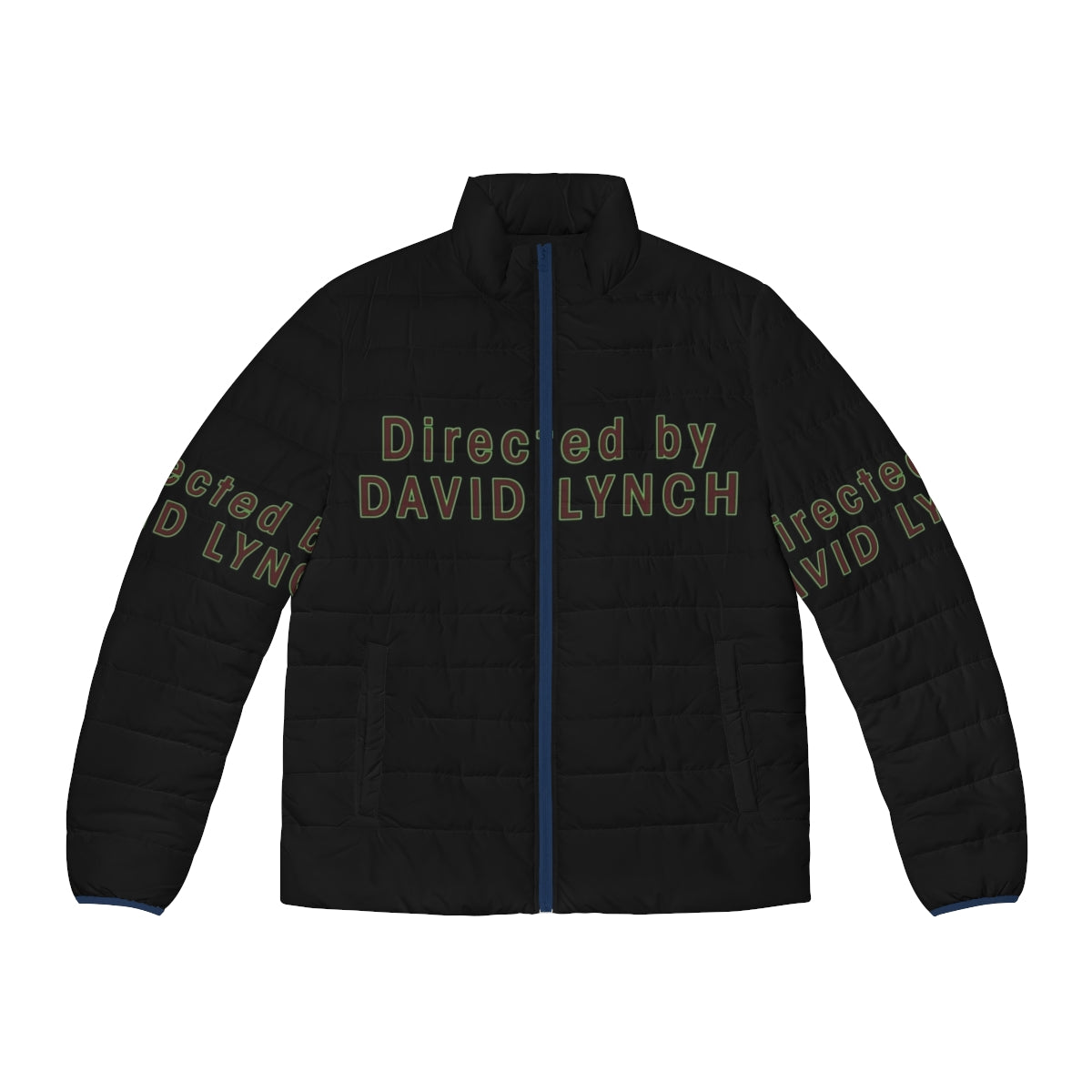 David Lynch Inspired Puffer Jacket with Surreal Design