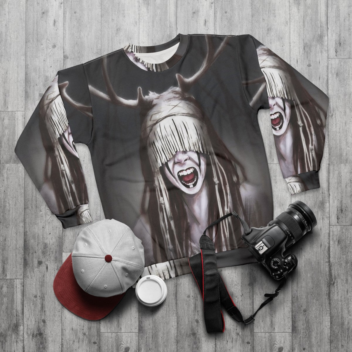 Heilung Band Metal Classic Sweatshirt - flat lay